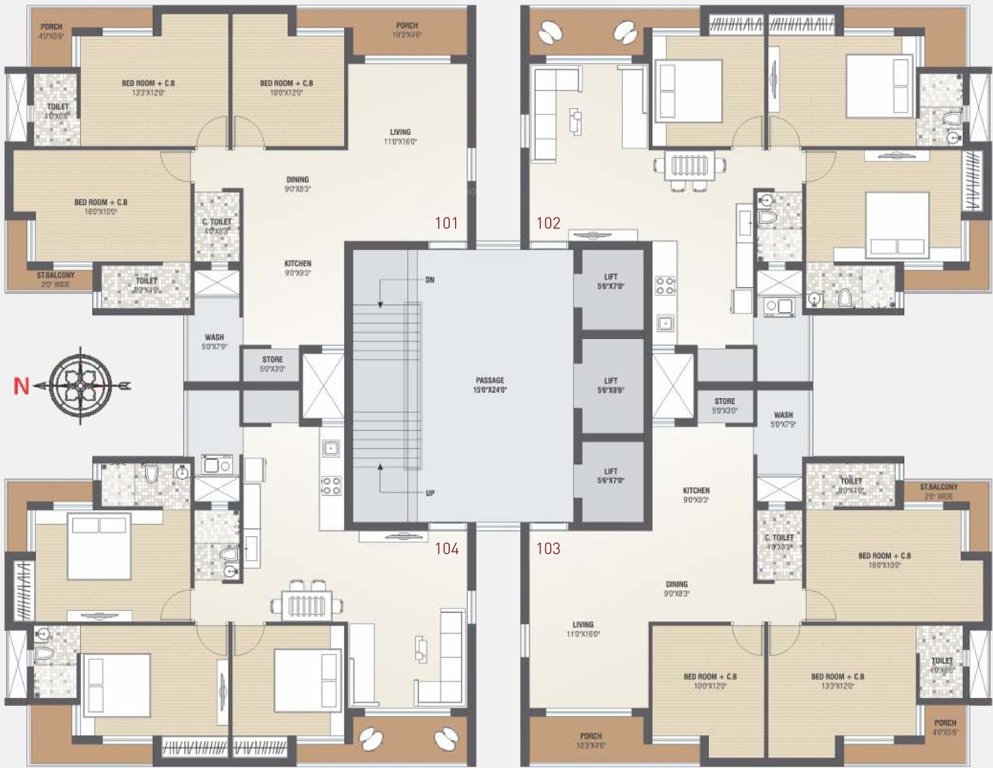 Images for Cluster Plan of Aashutosh Iskcon Ambito