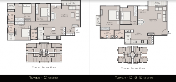  elite Tower A Cluster Plan