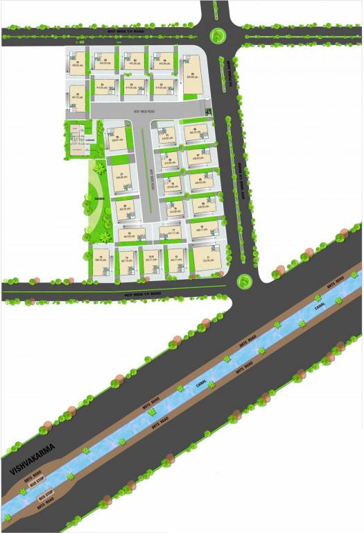 Images for Layout Plan of Srushti Green Feb Tex House