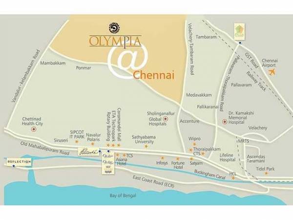 locationPlan of Olympia Opaline