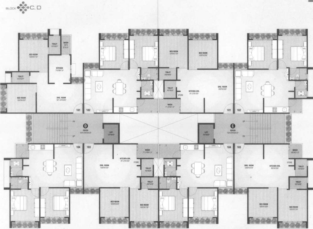 Images for Cluster Plan of Prashanti Nilayam Om Avenue