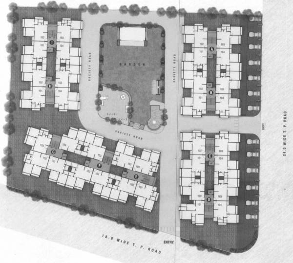 Images for Layout Plan of Prashanti Nilayam Om Avenue