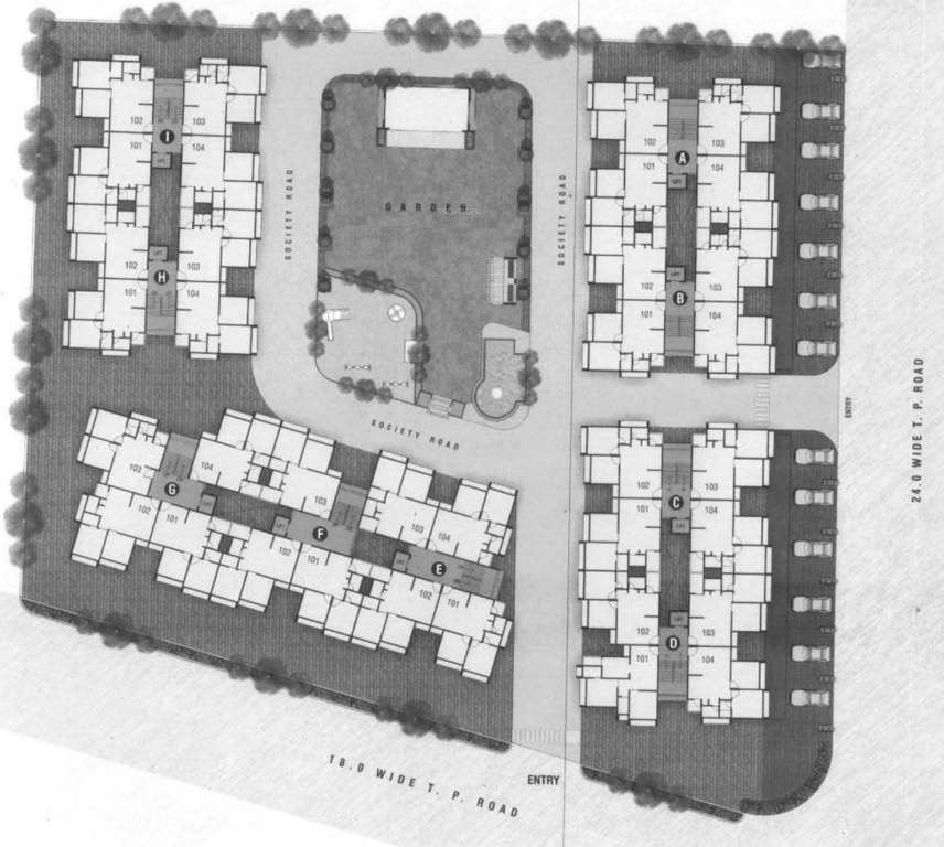 Images for Layout Plan of Prashanti Nilayam Om Avenue