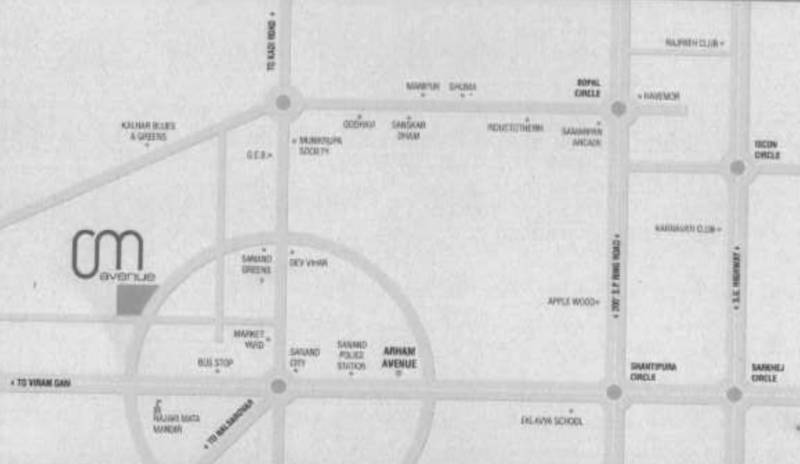 Images for Location Plan of Prashanti Nilayam Om Avenue