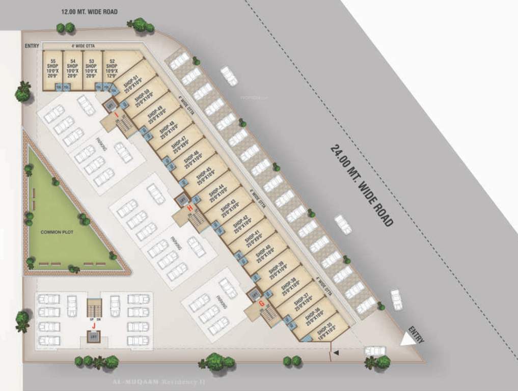 al muqaam ii Images for Cluster Plan of Akshar Al Muqaam II
