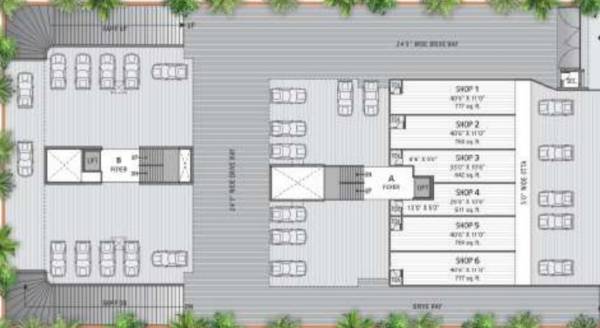 Images for Cluster Plan of Gandhi Vraj Residency