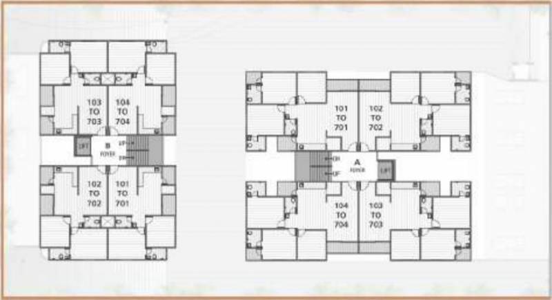 Images for Cluster Plan of Gandhi Vraj Residency