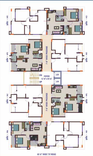  satkar Typical Floor Plan