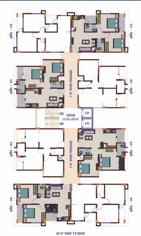  satkar Typical Floor Plan