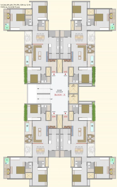 Images for Cluster Plan of Dharmjivan Dwarkesh Fragrance