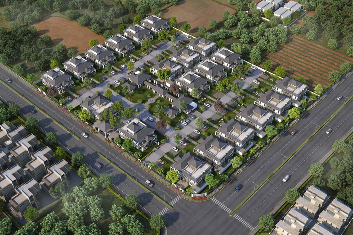  bunglows 9 Images for Elevation of Vrundavan Bunglows 9