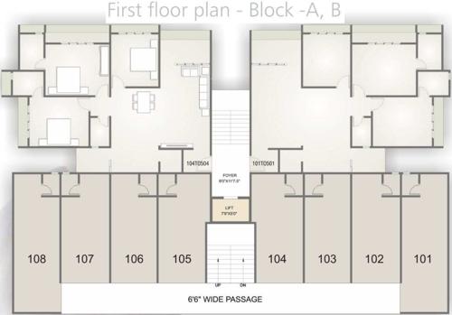  nirmit-flora Images for Cluster Plan of Shree Hari Nirmit Flora