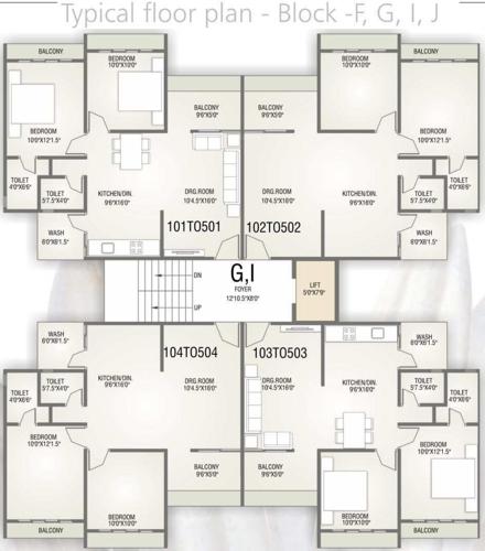  nirmit-flora Images for Cluster Plan of Shree Hari Nirmit Flora