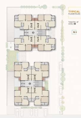  homes Aaryan Homes Cluster Plan