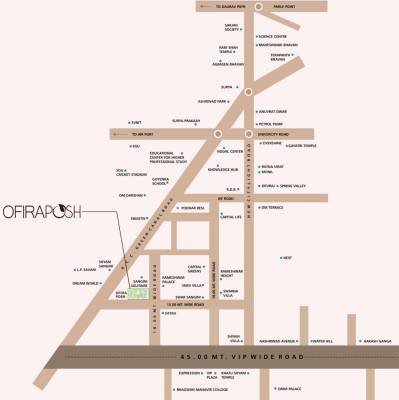 Images for Location Plan of Avantis Ofira Posh Images for Location Plan of Avantis Ofira Posh