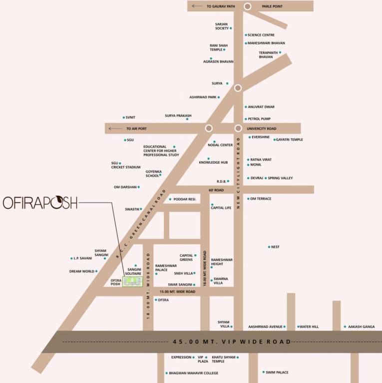 Images for Location Plan of Avantis Ofira Posh