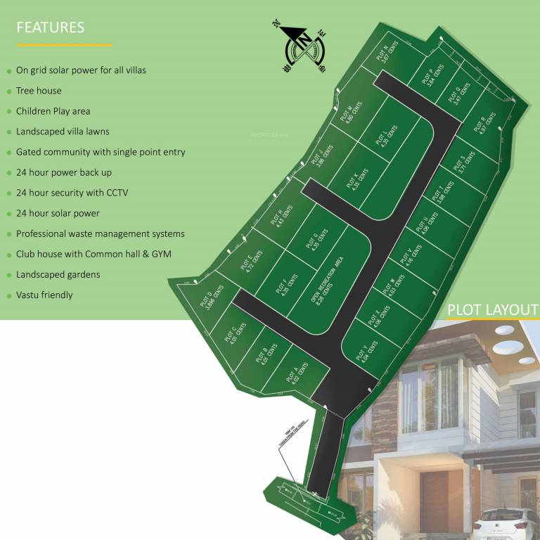  greenrich villas Layout Plan