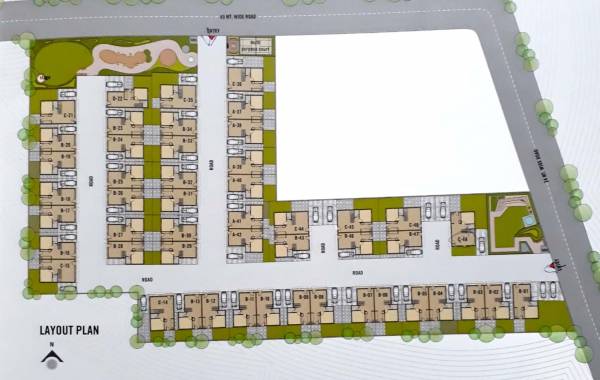 Images for Layout Plan of Krishna Tulsi Bungalows
