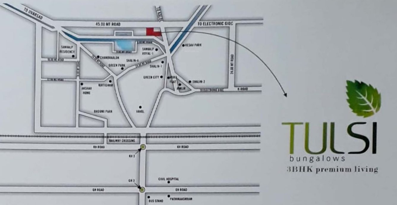 Images for Location Plan of Krishna Tulsi Bungalows