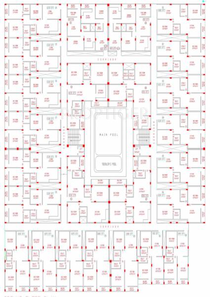  red-wood Single Block Cluster Plan