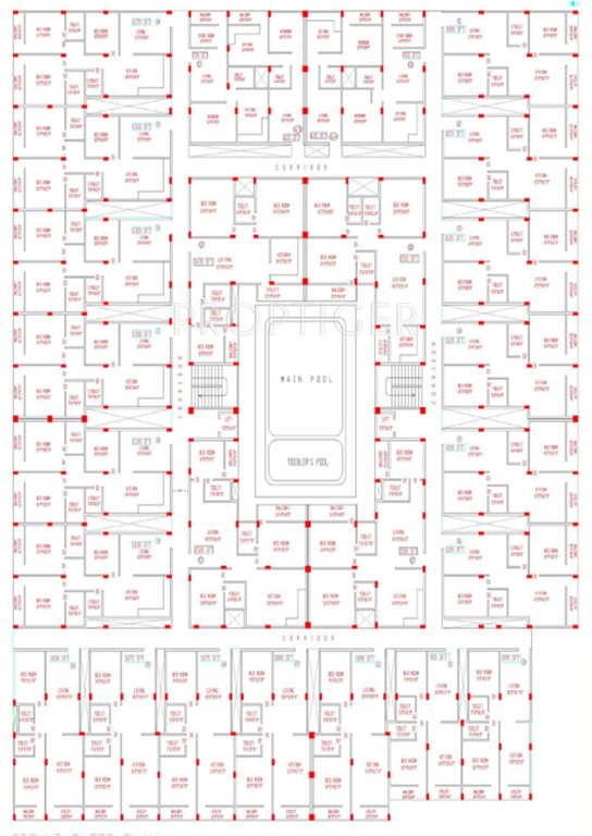  red wood Single Block Cluster Plan