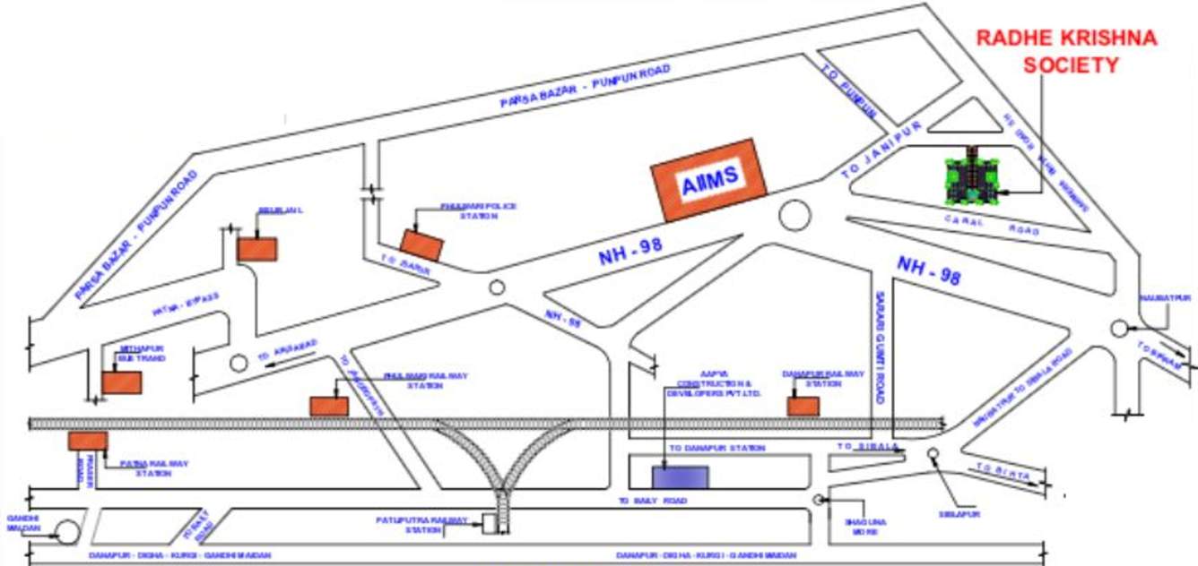 Images for Location Plan of Aapya Radhe Krishna Society