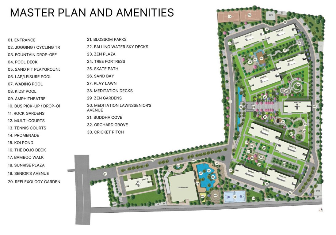 dream gardens Images for Master Plan of Sobha Dream Gardens