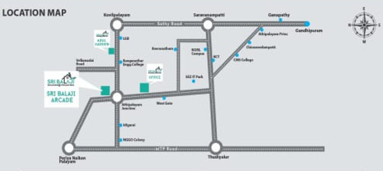 Images for Location Plan of Sri balaji Arcade