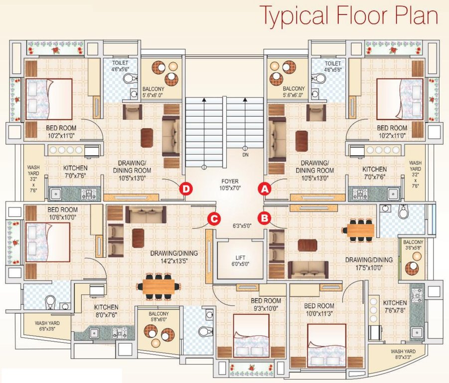 Images for Cluster Plan of RP Suvarnam Heights