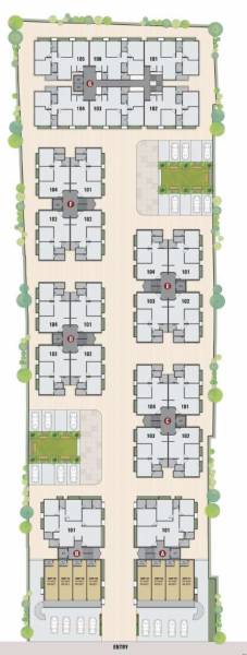 Block A Cluster Plan from 1st to 4th Floor residency Block A Cluster Plan from 1st to 4th Floor