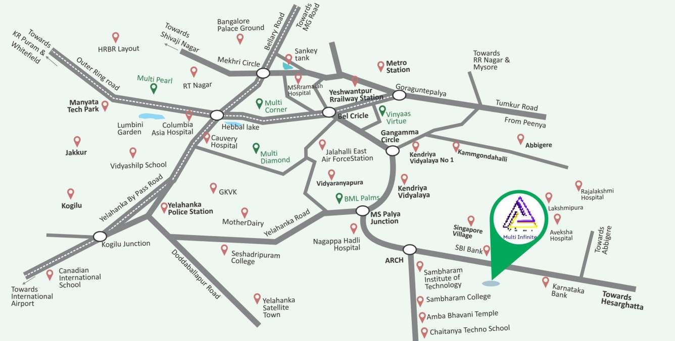 Images for Location Plan of Multi Visions Pro Infinate