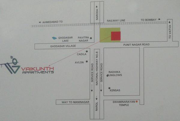 Images for Location Plan of Rudra Vaikunth Apartments