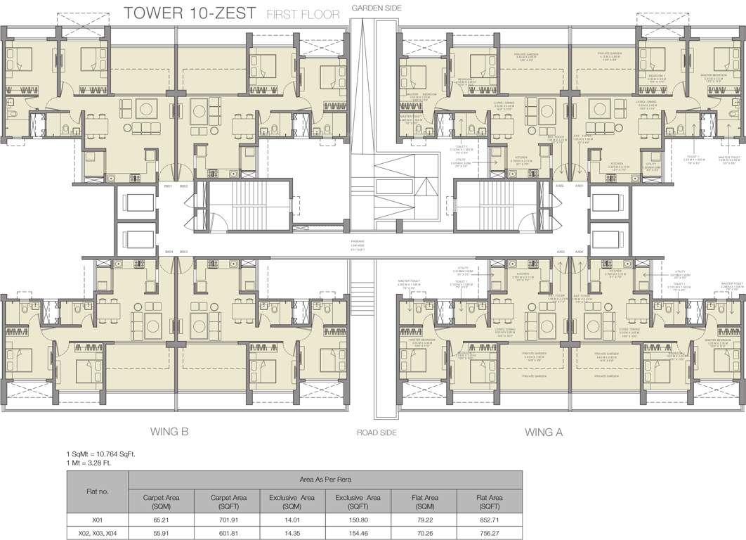 Images for Cluster Plan of Godrej Rejuve
