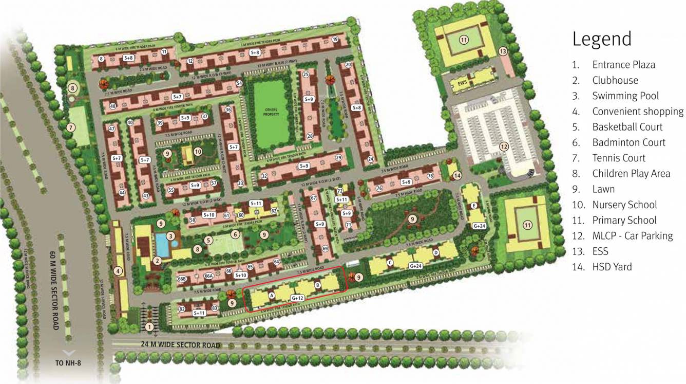 Images for Master Plan of Emaar Palm Heights