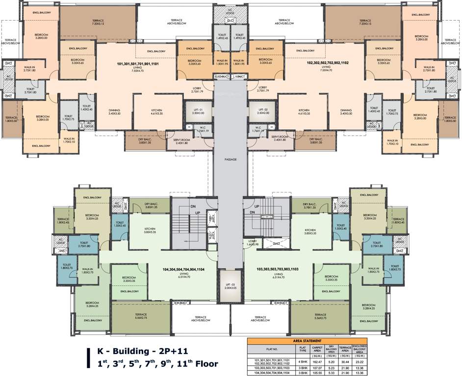 24k stargaze Images for Cluster Plan of Kolte Patil Stargaze Platinum Series