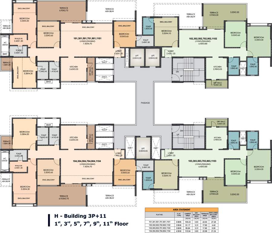 24k stargaze Images for Cluster Plan of Kolte Patil Stargaze Platinum Series