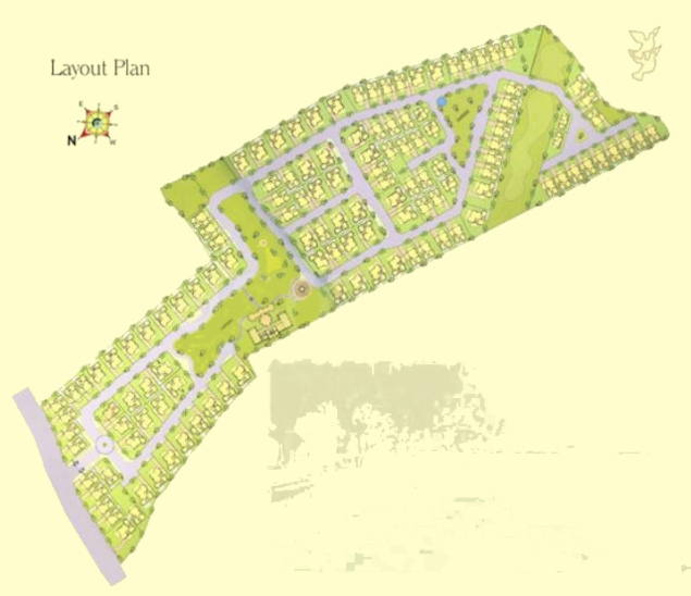 golden city prima phase 1 Layout Plan