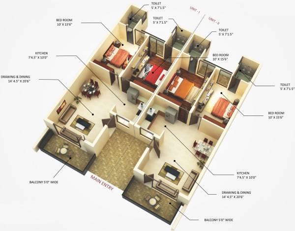 Images for Cluster Plan of Bee Gee Aastha City