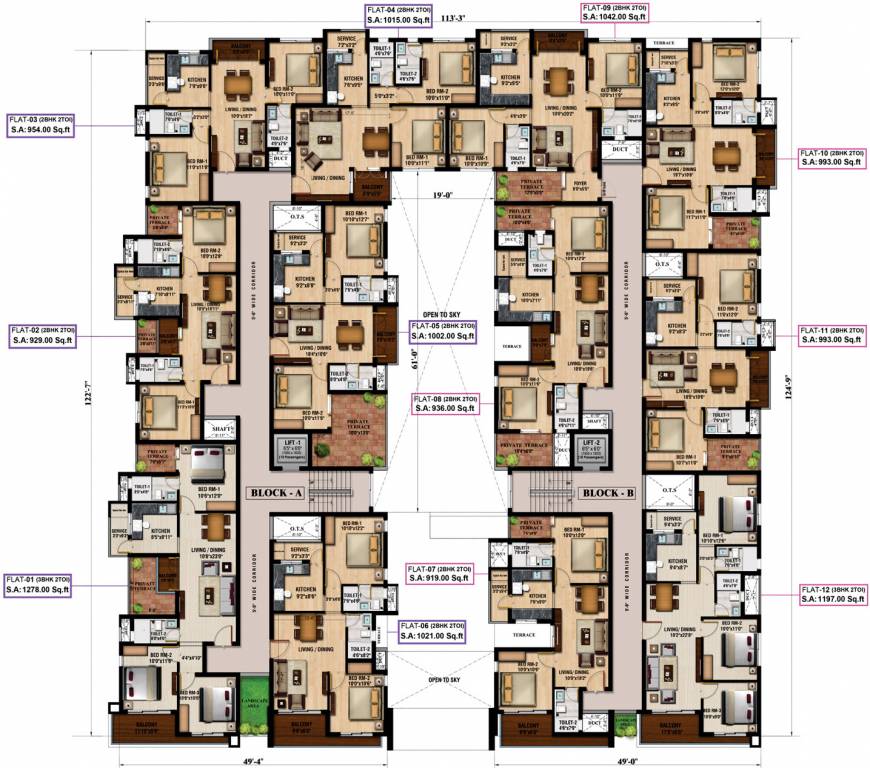 Images for Cluster Plan of Kalpataru Royale