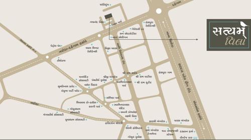 Images for Location Plan of Sadbhav Satyam Villa