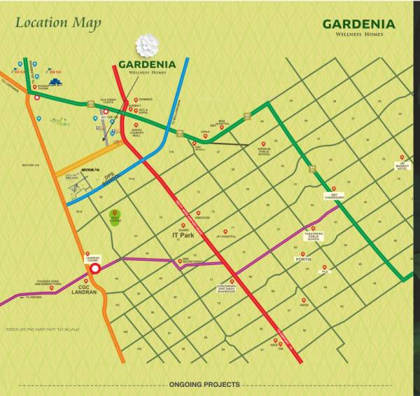 homes-gardenia Location Plan
