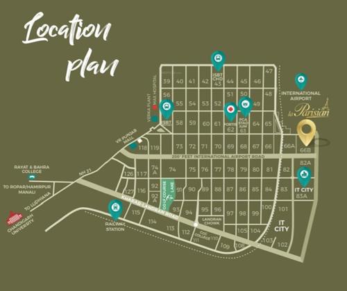Images for Location Plan of Ambika La Parisian Phase 1 T6 To T9