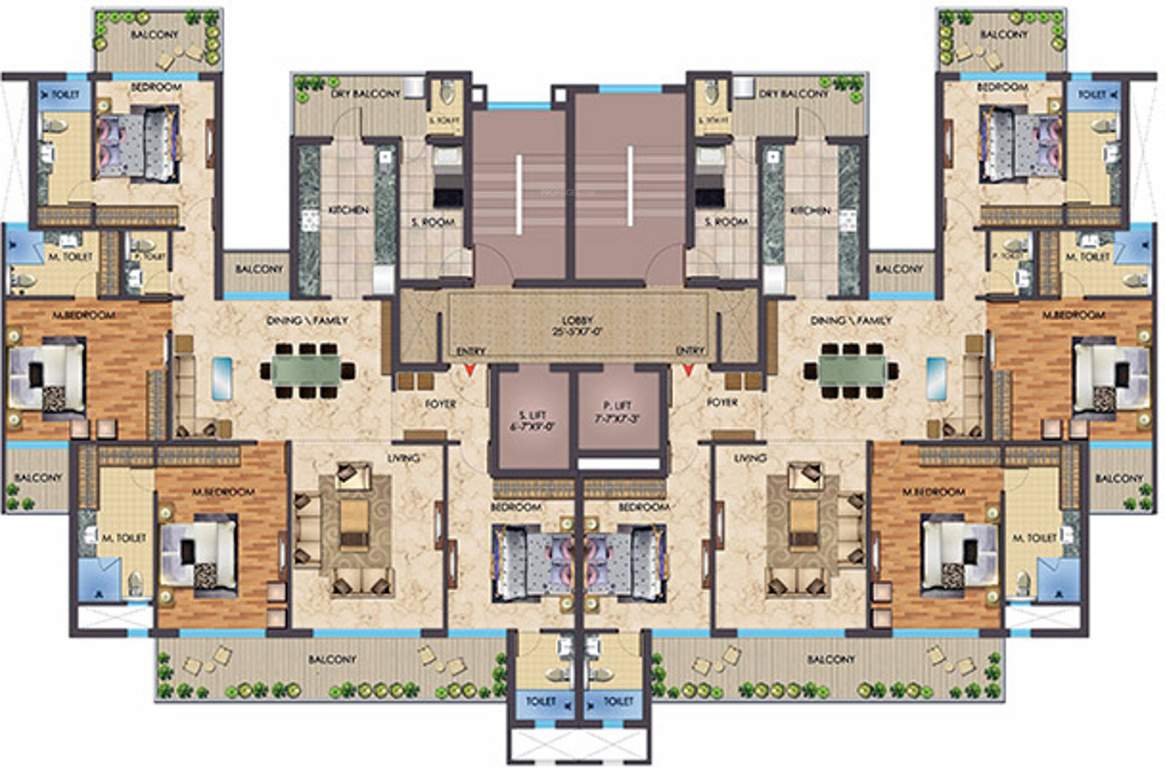 beverly golf avenue Images for Cluster Plan of MB Beverly Golf Avenue