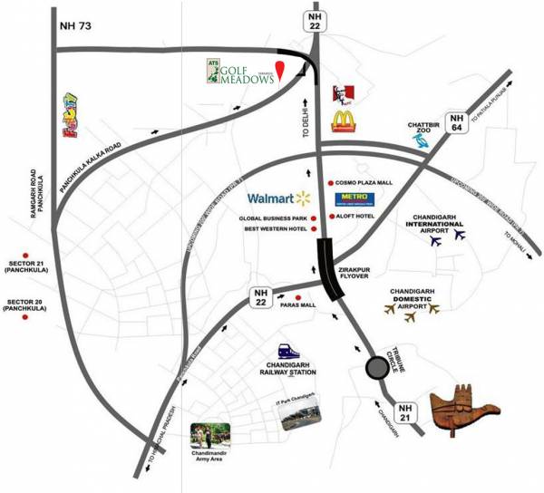 Images for Location Plan of ATS Golf Meadows 1 Extn