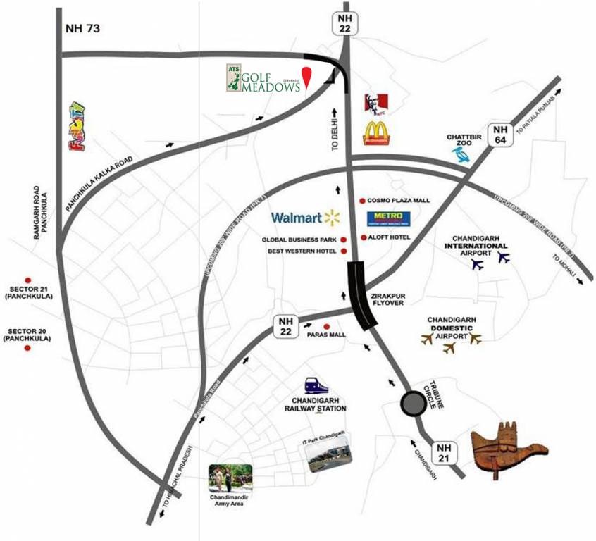 Images for Location Plan of ATS Golf Meadows 1 Extn