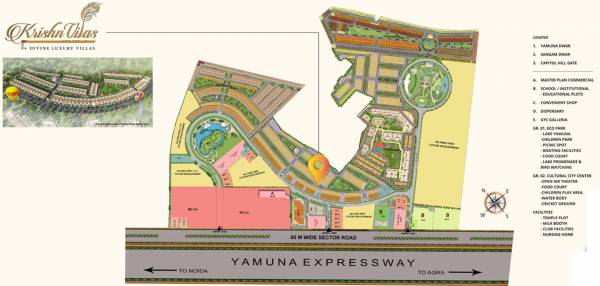 Images for Master Plan of Gaursons Krishn Villa Images for Master Plan of Gaursons Krishn Villa