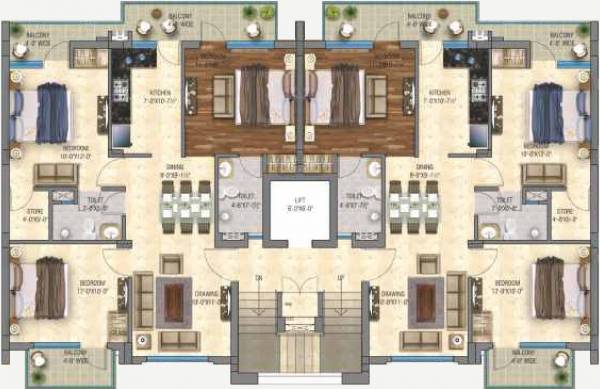 Images for Cluster Plan of Amarjit Singh Chatha City Floors