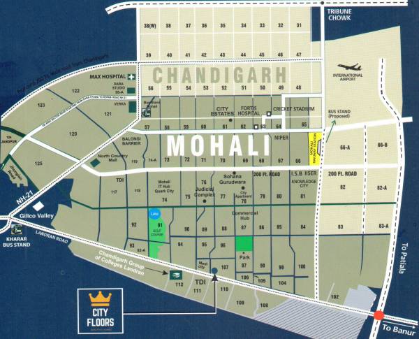 Images for Location Plan of Amarjit Singh Chatha City Floors