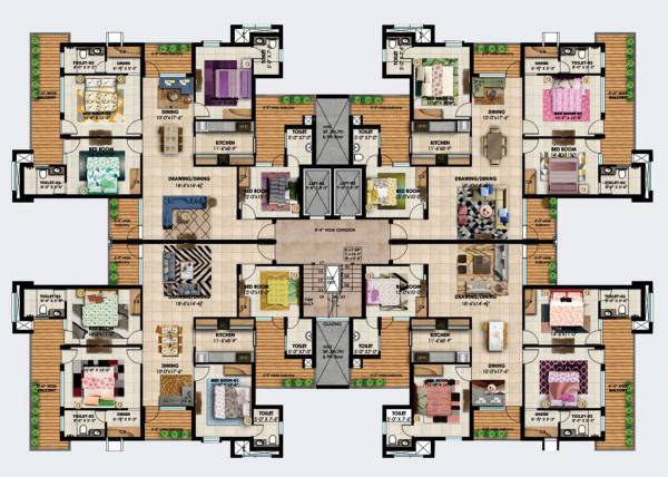  beliston-avenues Block 1 Cluster Plan