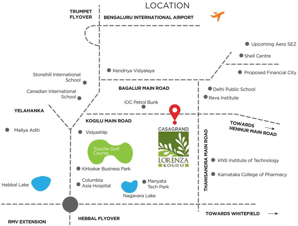 Images for Location Plan of Casagrand Lorenza